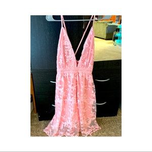 Pink Floral Dress